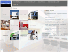 Tablet Screenshot of kemminer-architektur.de